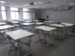 empty classroom